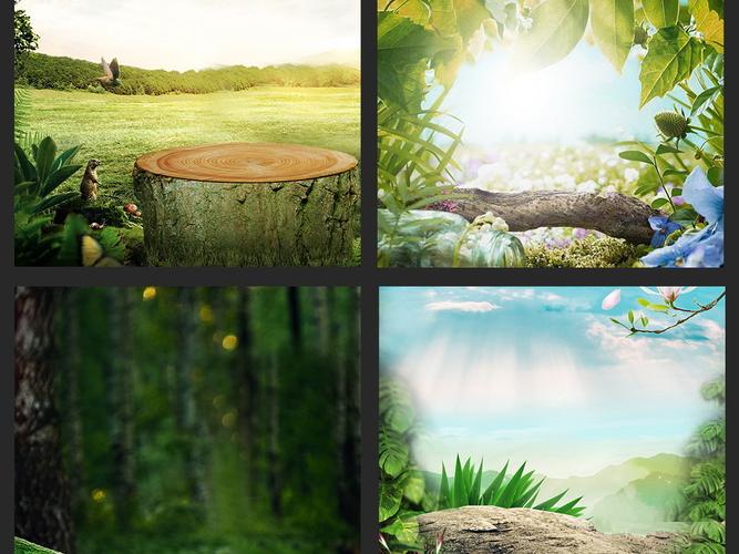 天貓?zhí)詫氈蓖ㄜ?chē)化妝品主圖促銷(xiāo)背景圖268